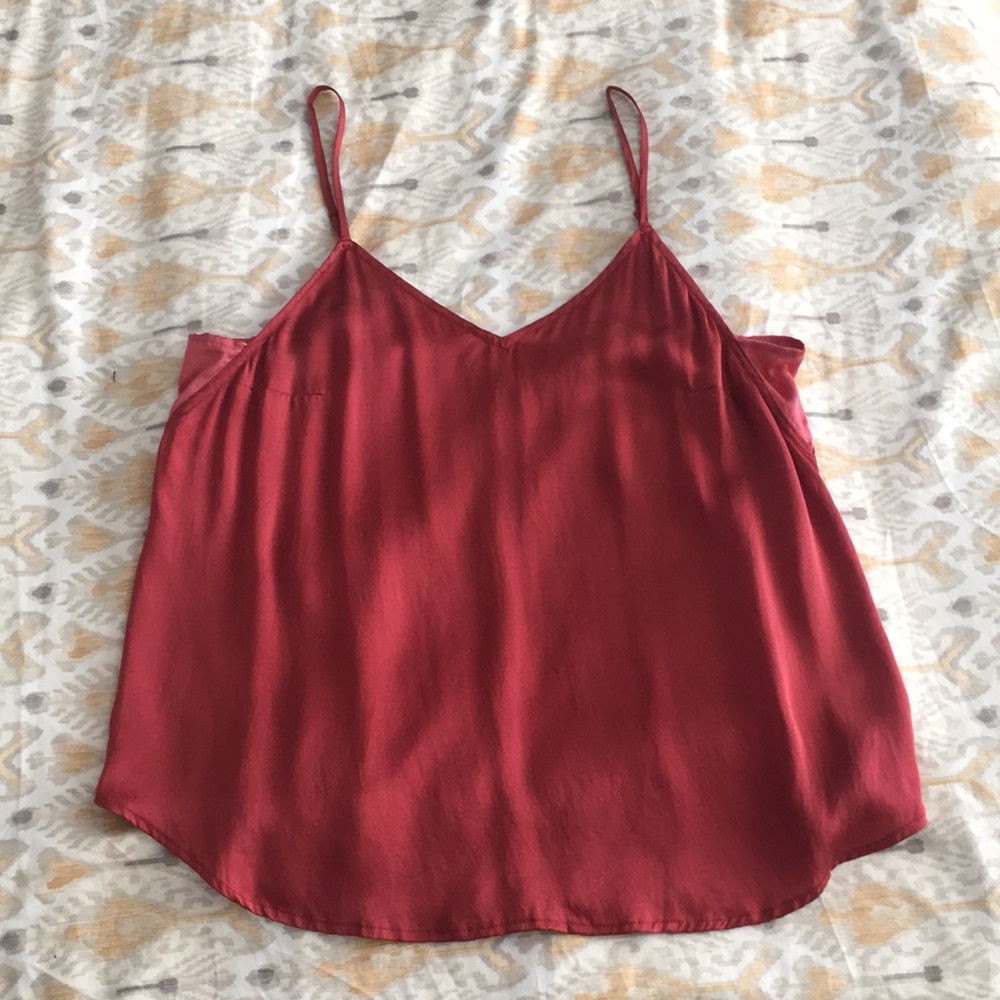 Raspberry Silk Camisole